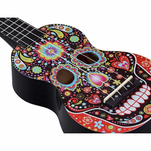 Mahalo Skull Ukulele