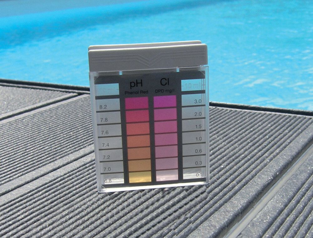POOLTESTSETT DENFORM KLOR/PHMÅLERE