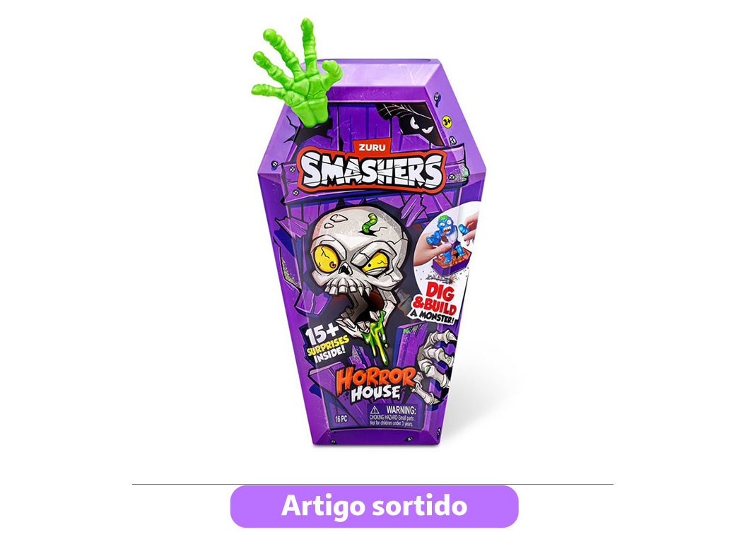 CASA DO HORROR SMASHERS MÉDIA MODELOS SORTIDOS