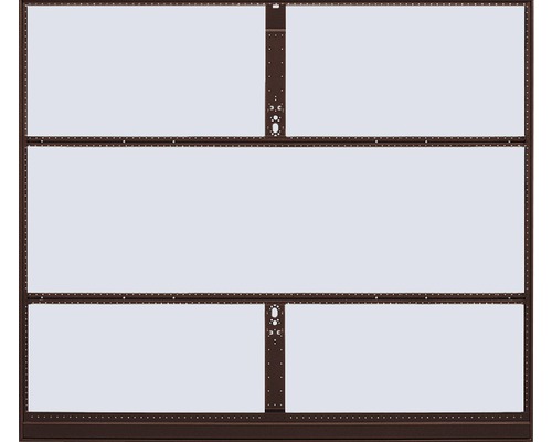 Hörmann Berry 905 draaipoort, vulling op locatie 2375x2125 mm