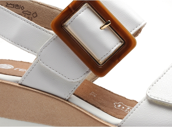 Remonte nu pieds talons femme d1p50 blanc