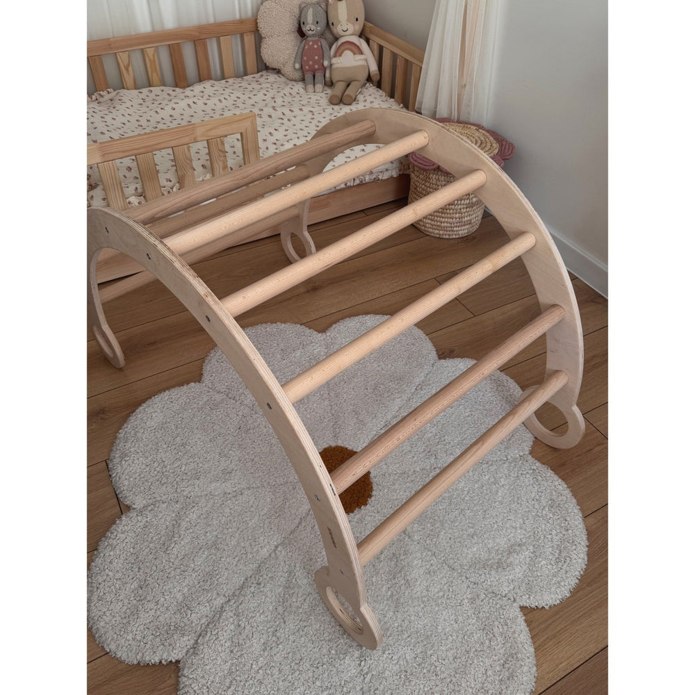Køb Woobiboo Natural Montessori Wooden Rocker L