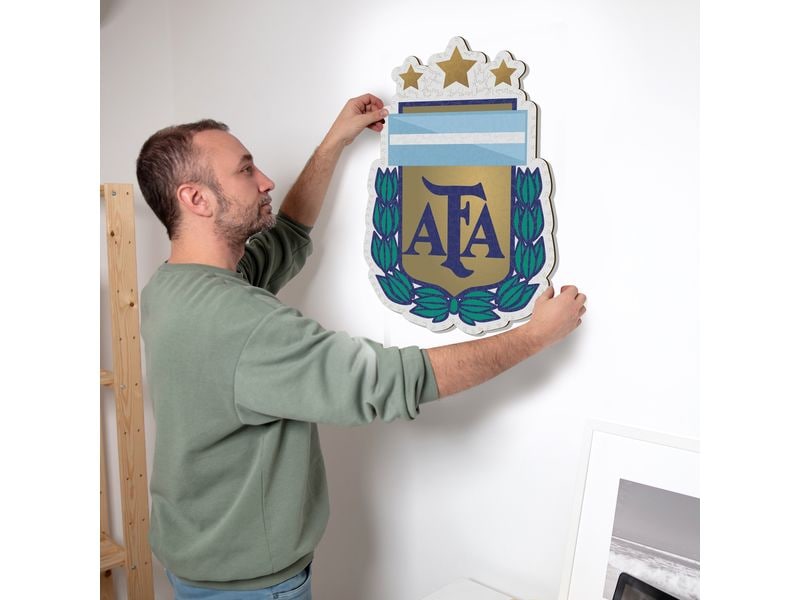 Iconic Puzzle Nationalmanschaft Argentinien- Logo Offizielles Holzpuzzle, Grösse M