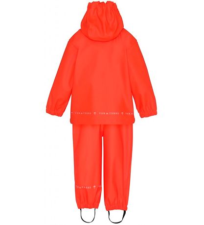 Ver de Terre Regenkleidung m. Träger - PU - Würzige Orange
