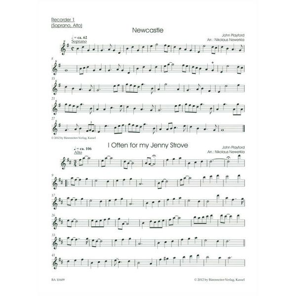 Bärenreiter The English Dancing Master