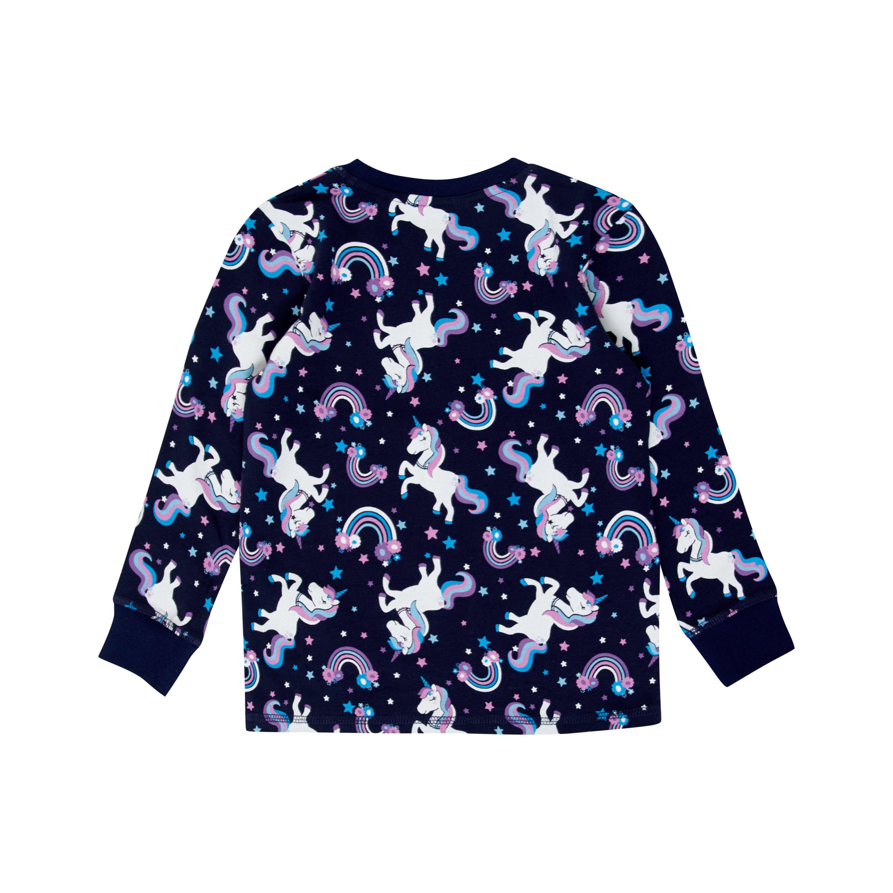 Miso Kids Girls 3 Pack Unicorn Pyjama Set