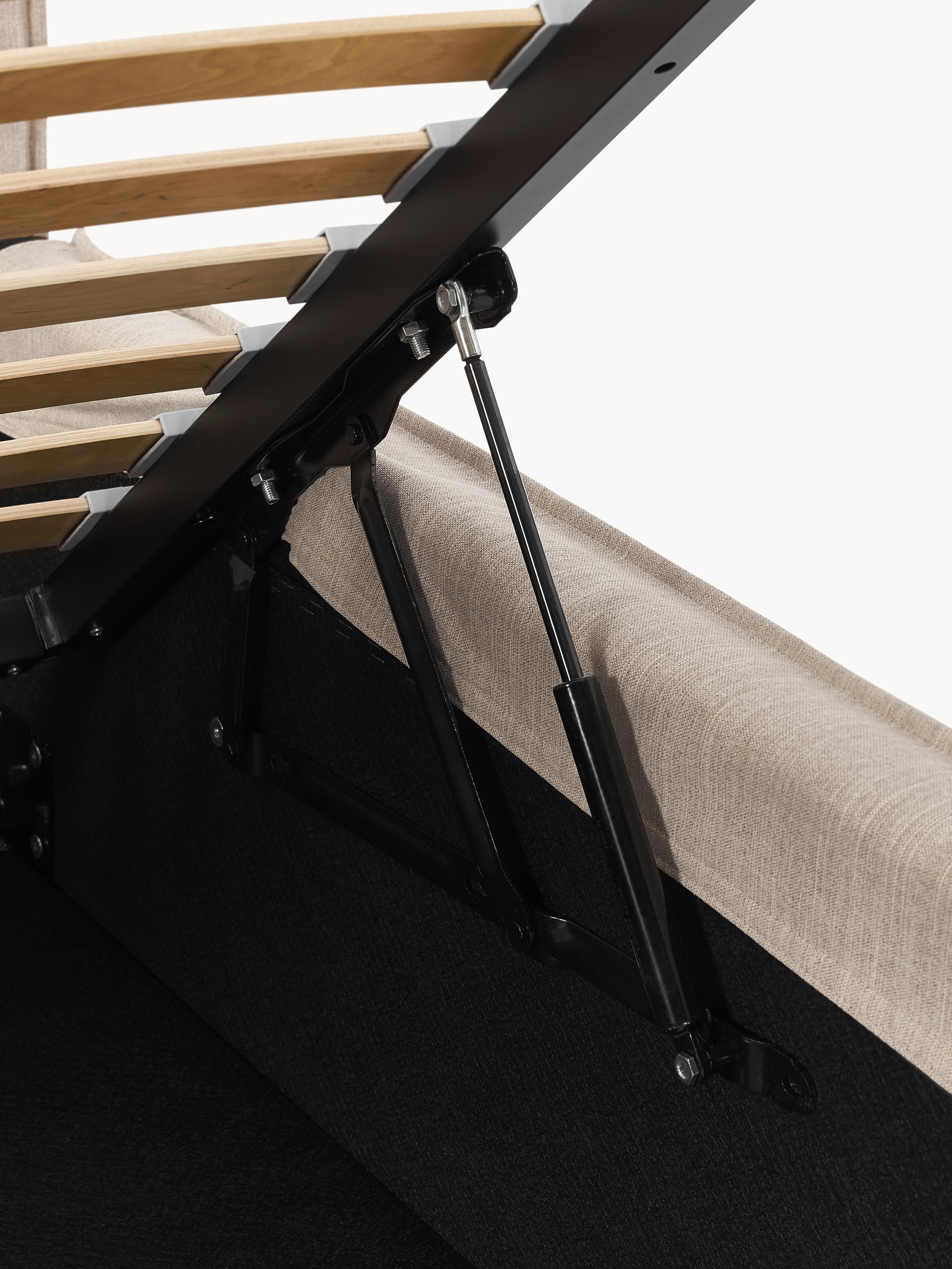 Gestoffeerd bed Dream met opbergruimte