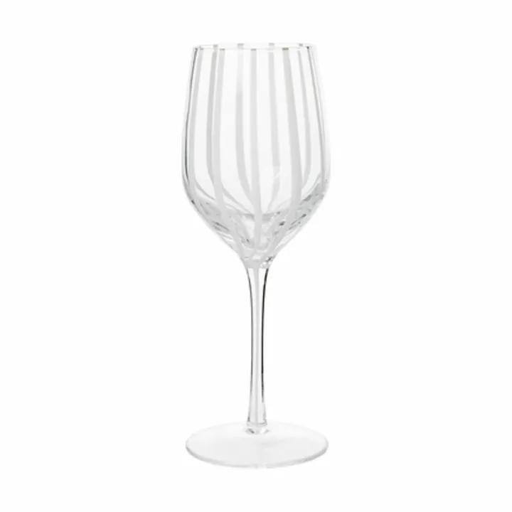Broste Copenhagen Stripe Hvidvinsglas