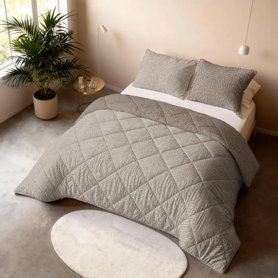 Dekbed zonder Overtrek Solitude 240x220 – Zacht & Wasbaar – Incl. 2 Kussenslopen
