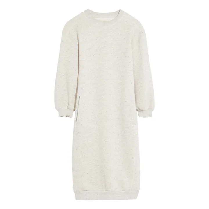 Bellerose Robe Sweat Fadola Chiné | Gris chiné