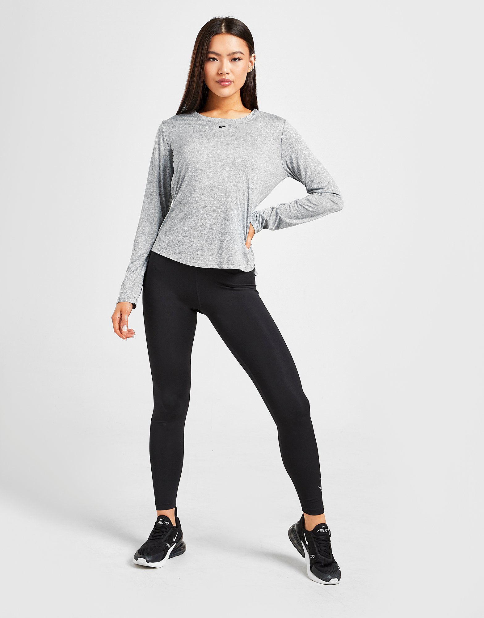 Nike Haut à manches longues et coupe standard Nike Dri-FIT One pour Femme