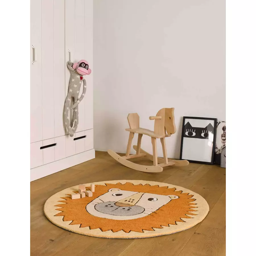 Smart Kids Kinderteppich Linus orange
