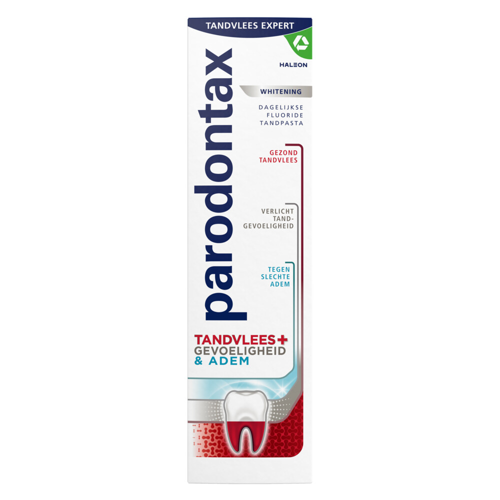 Parodontax Tandpasta Tandvlees + Gevoeligheid & Adem Whitening75 ml