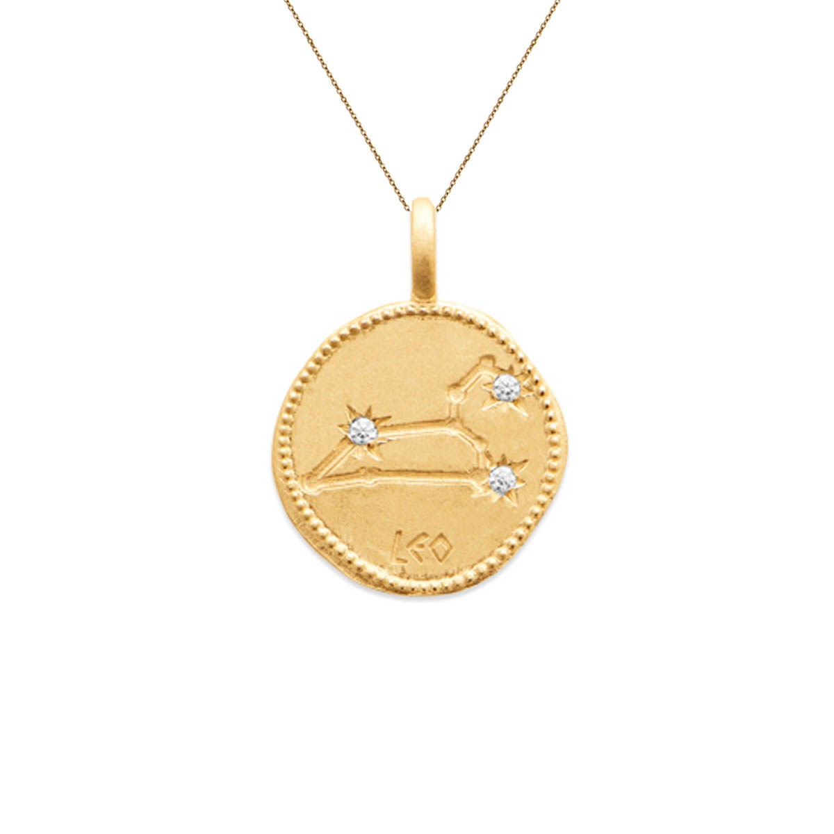 Pendentif signe du zodiaque LION - Bijoux Privés Discovery