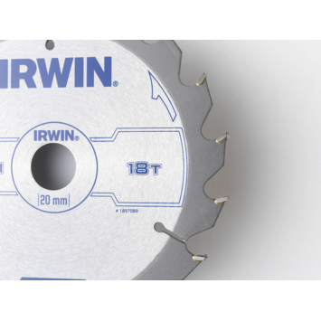 Irwin cirkelzaagblad Ø150 mm met asgat 20mm, vertanding 18T