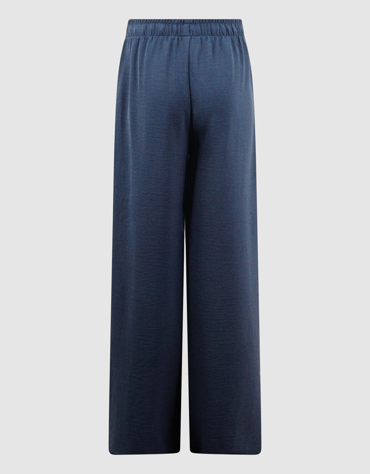 Piping Wide Leg Fit Broek Donkerblauw