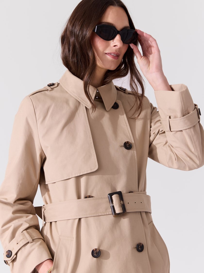 Mila trenchcoat Cobblestone