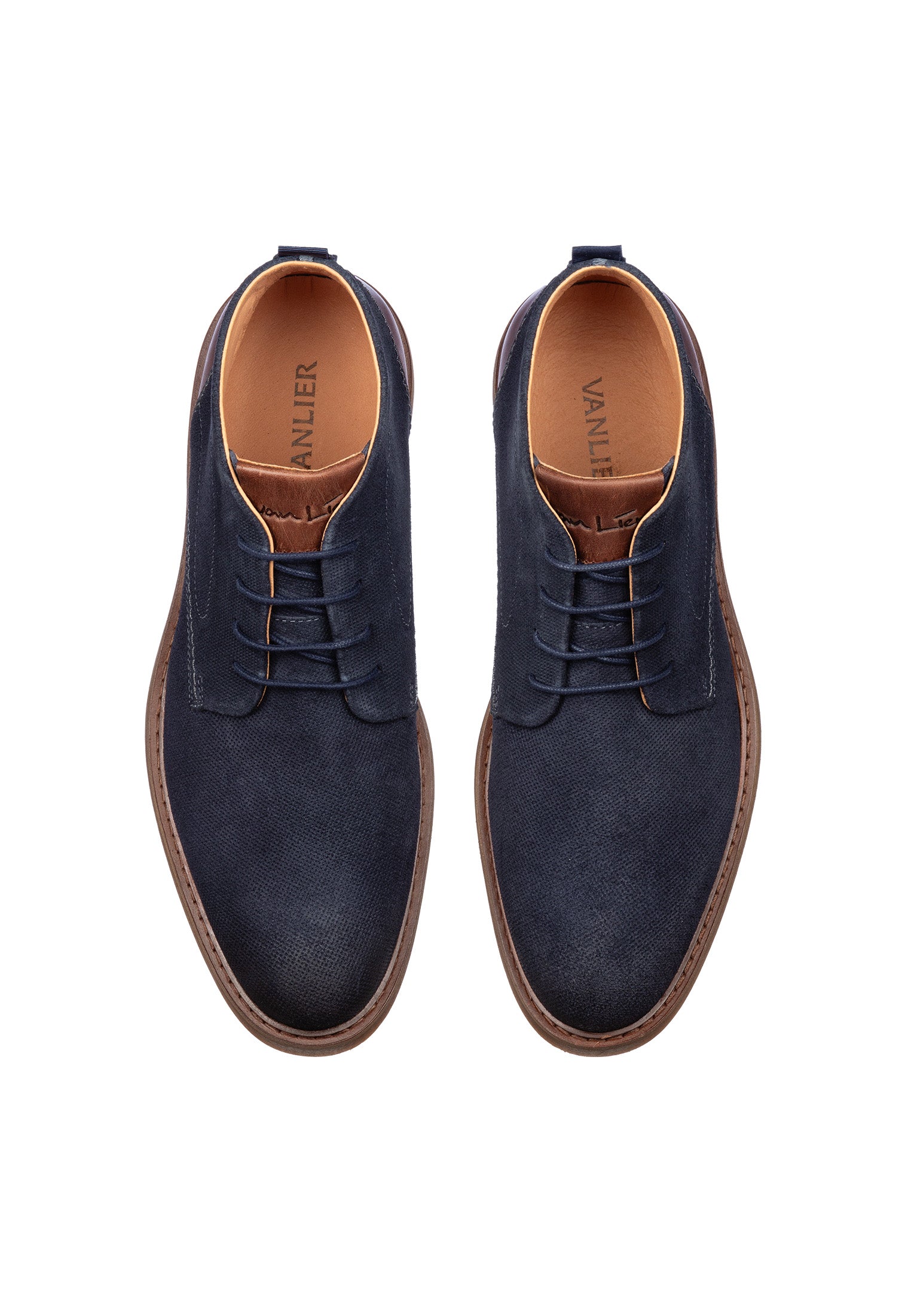 Blauw suède Dino boot