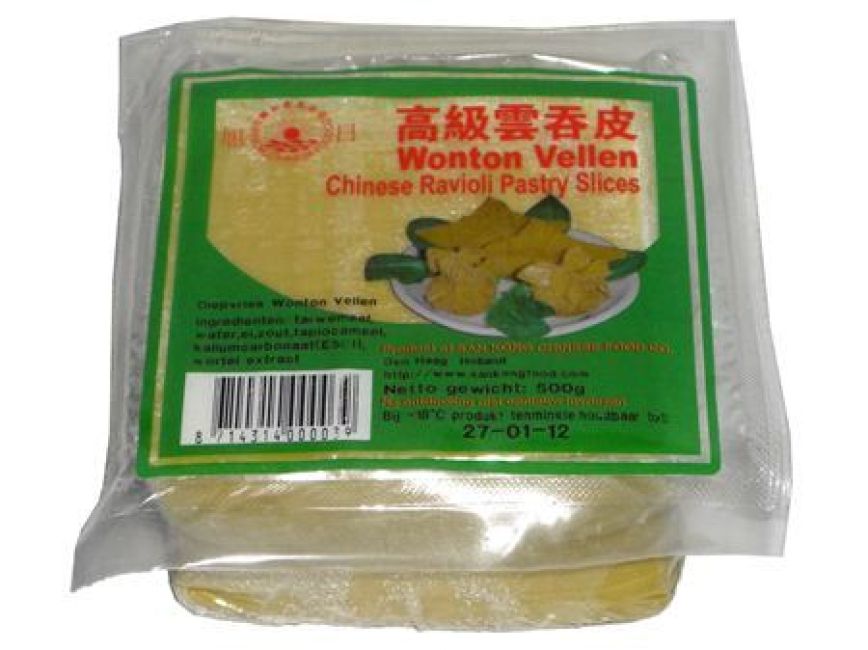 San Kong Wonton Vellen 500g