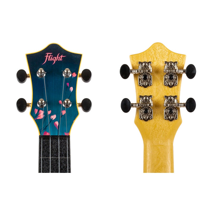 Flight Travel Series TUSL32 Sakura sopraan ukelele met concert scale hals inclusief gigbag