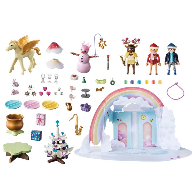 Playmobil® Adventskalender 71348 - Weihnachtsfest unter dem Regenbogen - Playmobil® Princess Magic