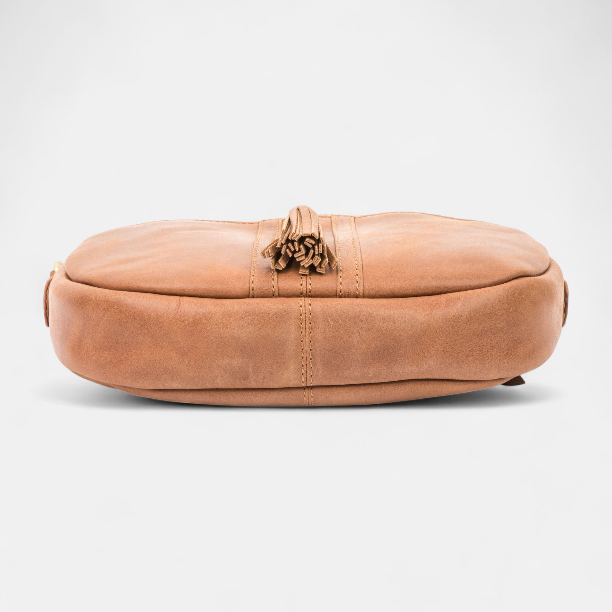 Sac bandoulière en cuir cognac