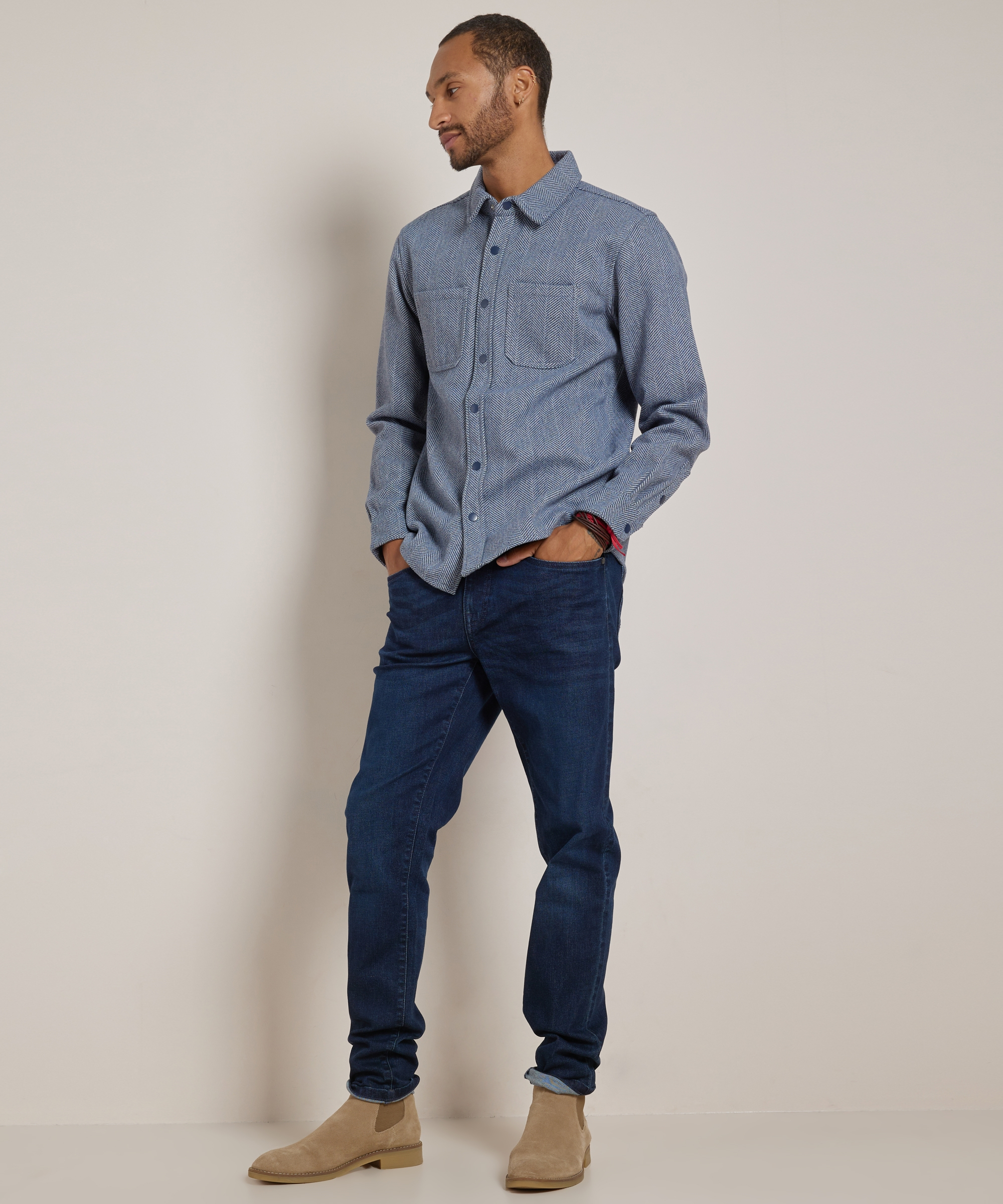jacquard overshirt