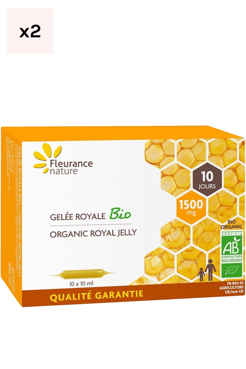 Ampoules à la gelée royale bio - 20 jours