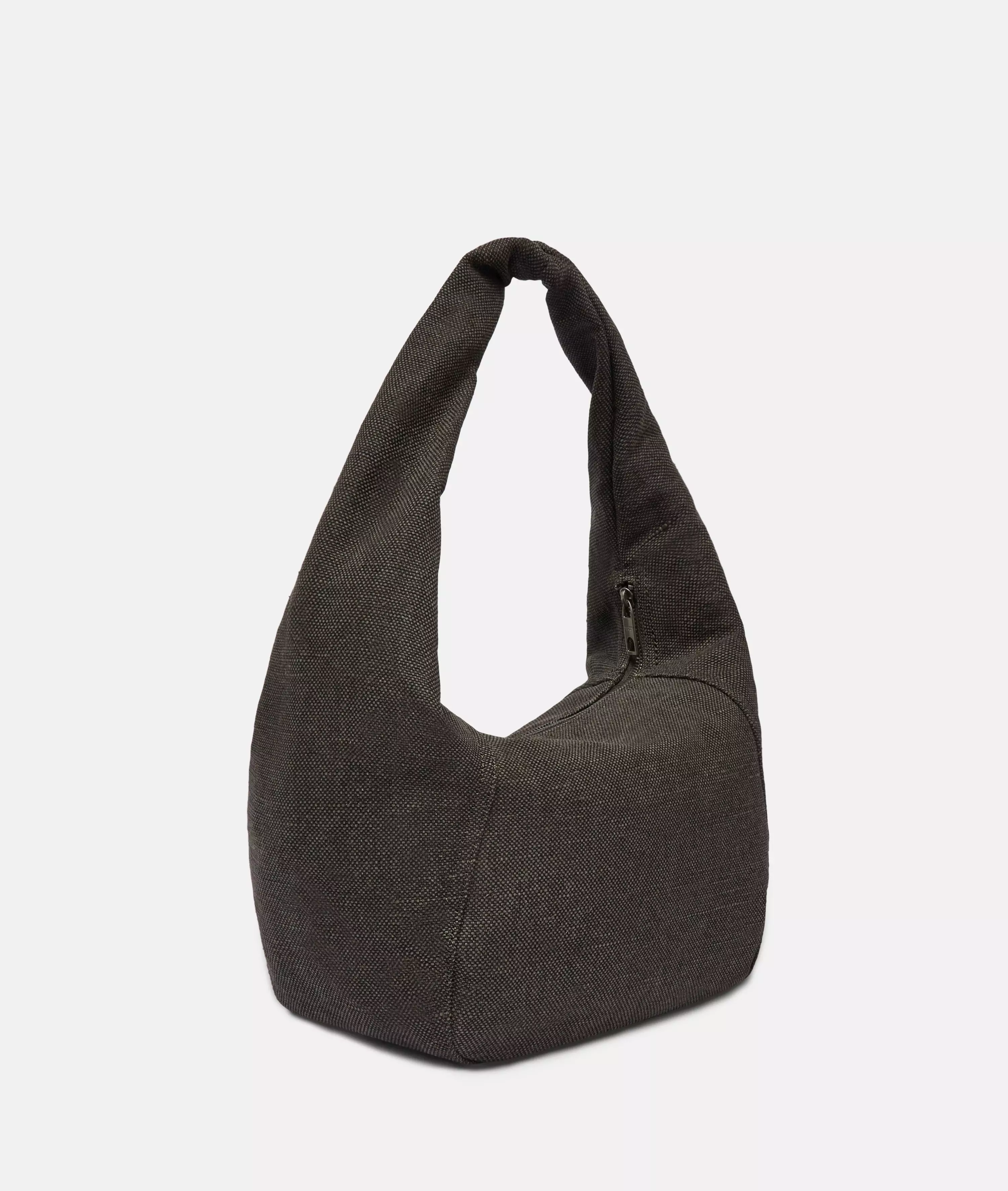 Farrah Hobo M Spacious canvas pouch bag