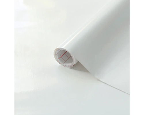dc-fix® kleeffolie, gelakt, effen wit, 45x200 cm
