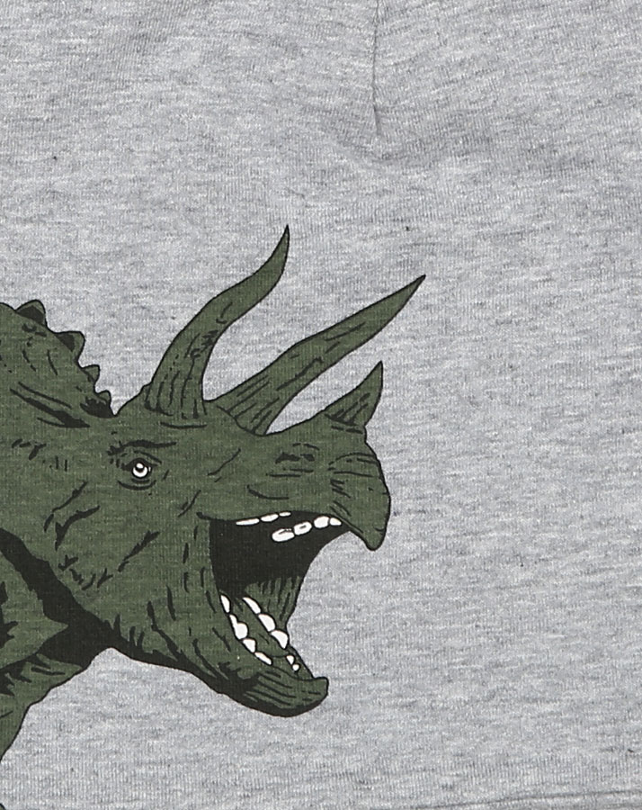 Jersey-Beanie TRICERATOPS in grau melange