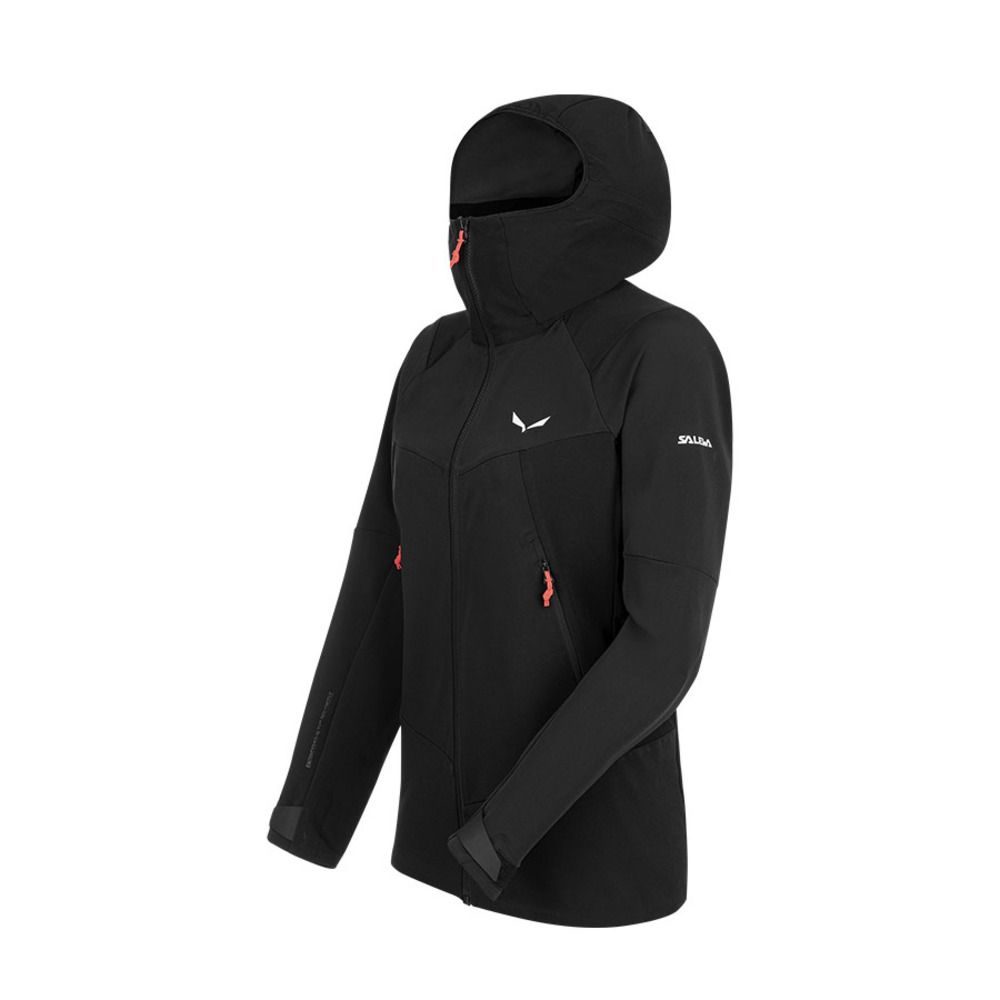 Salewa SELLA DURASTRETCH - Veste ski Femme black out