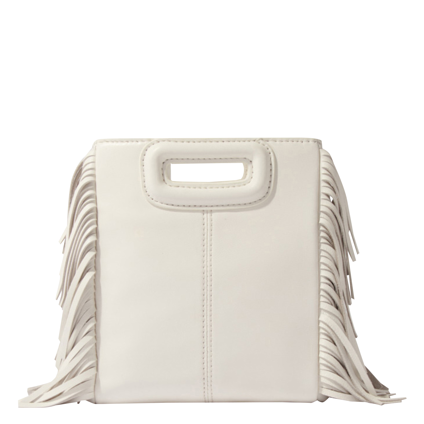 M MINI - Sac bandoulière en cuir | Blanc