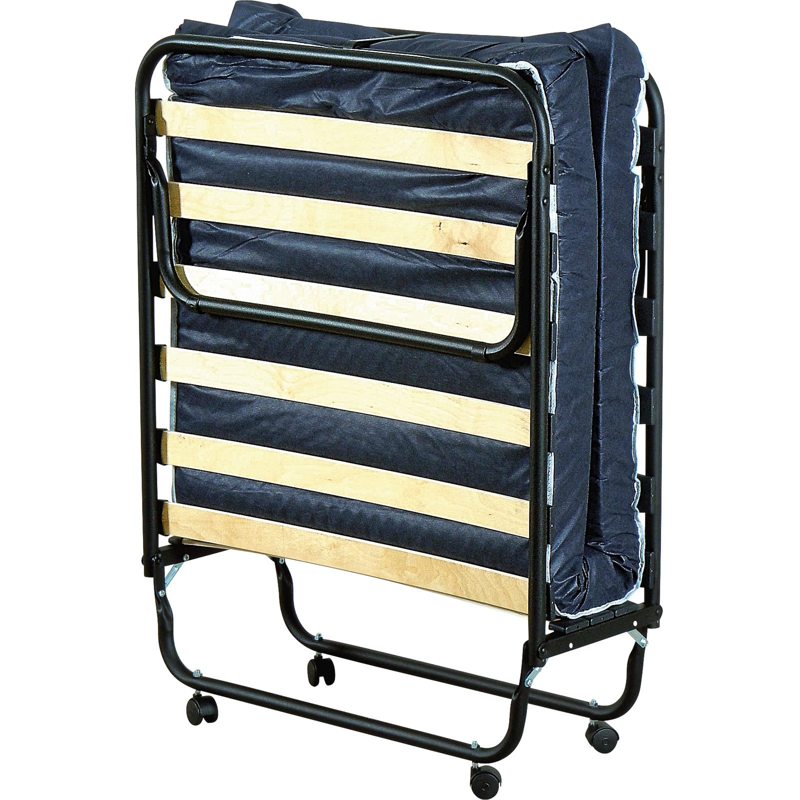 Klappbett Guest Metall schwarz 80 x 190 cm