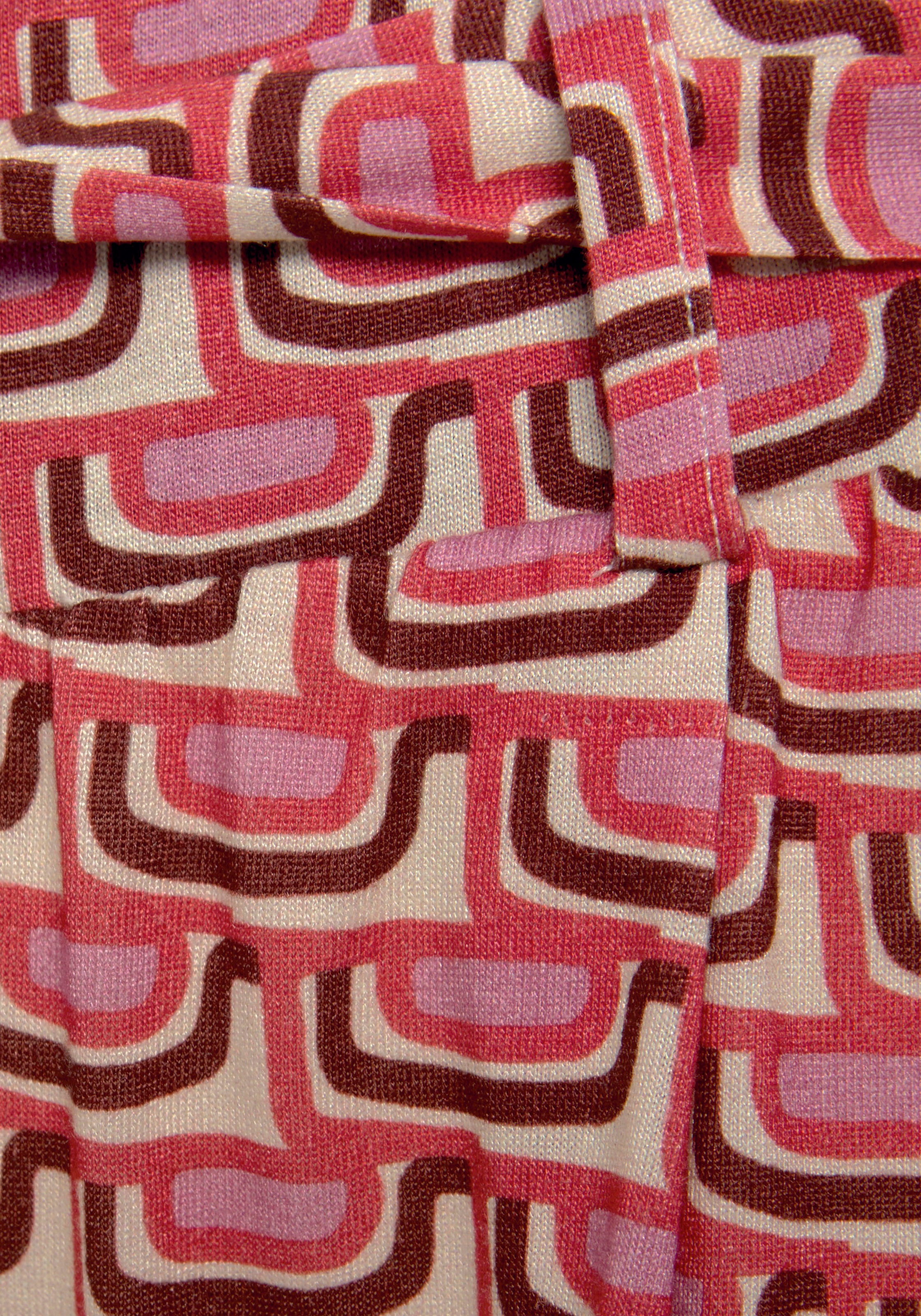 Vivance Culotte  mit Retroprint, leichte Jerseyhose, Sommerhose
