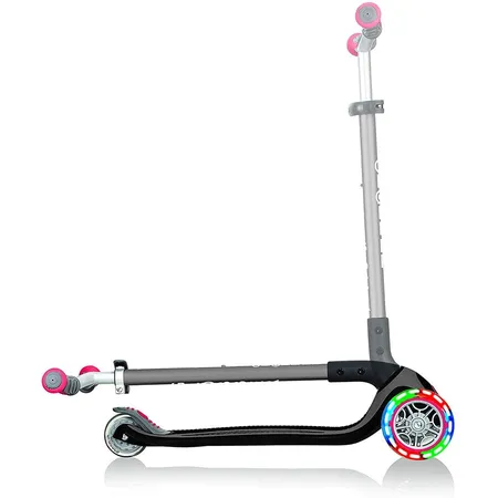 Authentic Sports Globber Master Lights, schwarz / rot