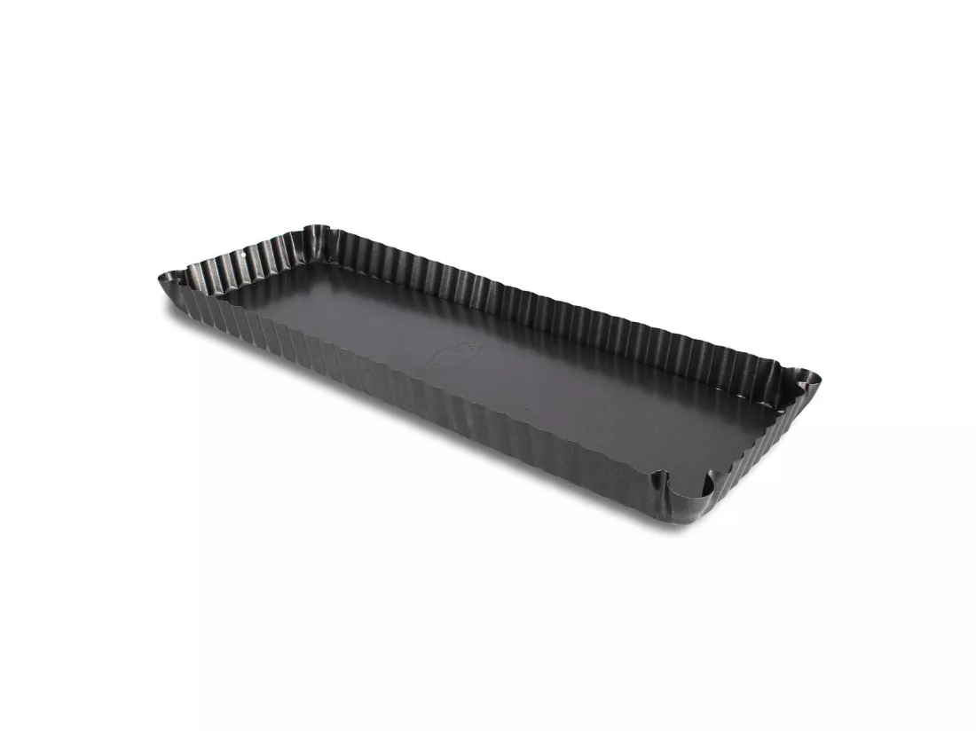 Menastyl - Moule A Tarte Rectangulaire En Acier Carbone Amandine