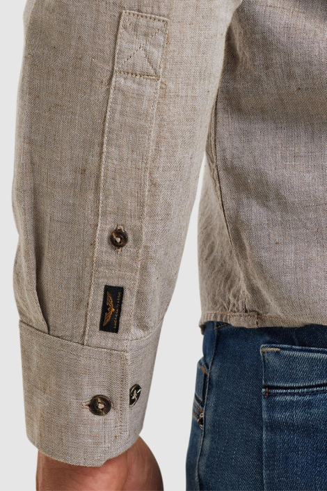 PME legend taupe heren overhemd