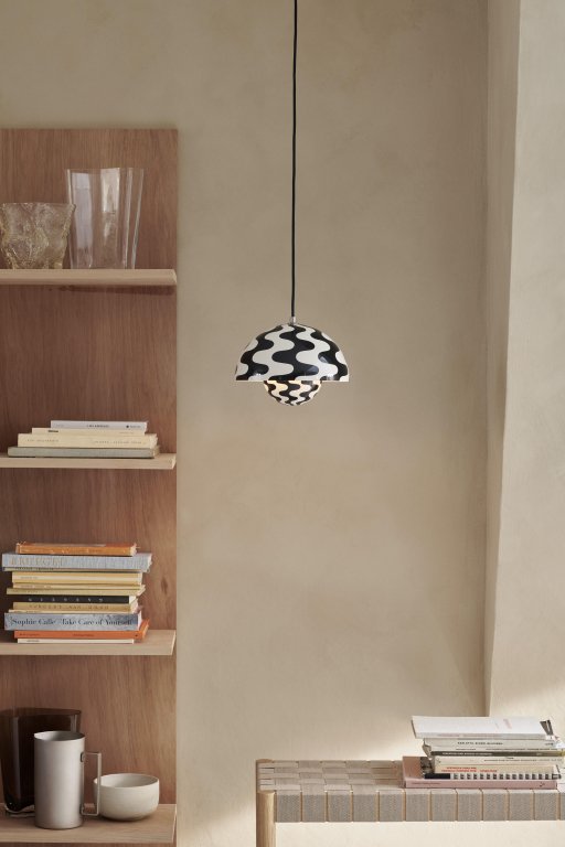&tradition FlowerPot VP1 hanglamp Ø23 mat zwart