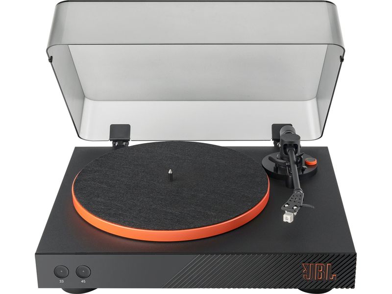 JBL Plattenspieler mit Bluetooth Spinner BT Orange/Schwarz Bluetooth-Plattenspieler