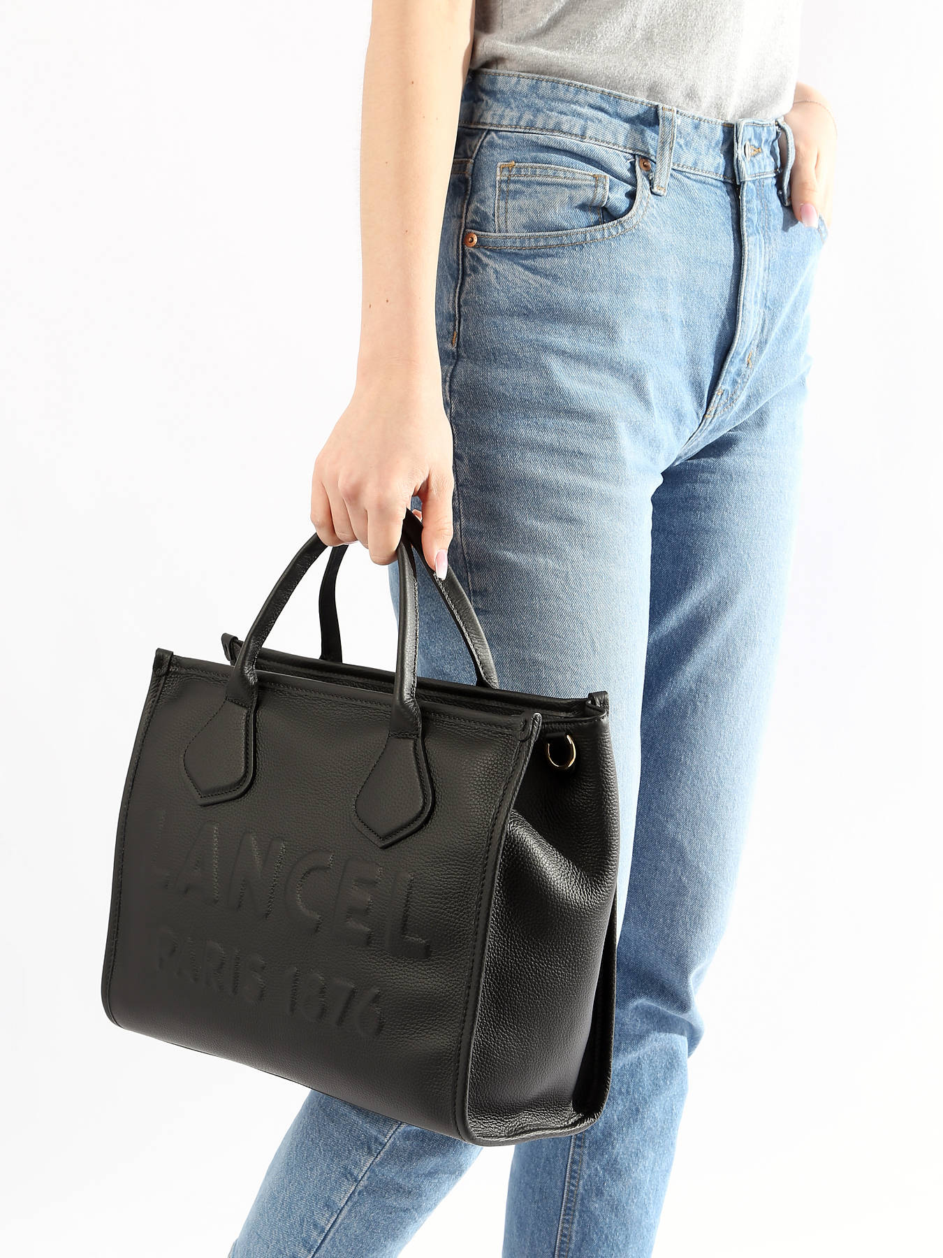 Cabas zipp M Jour cuir LANCEL