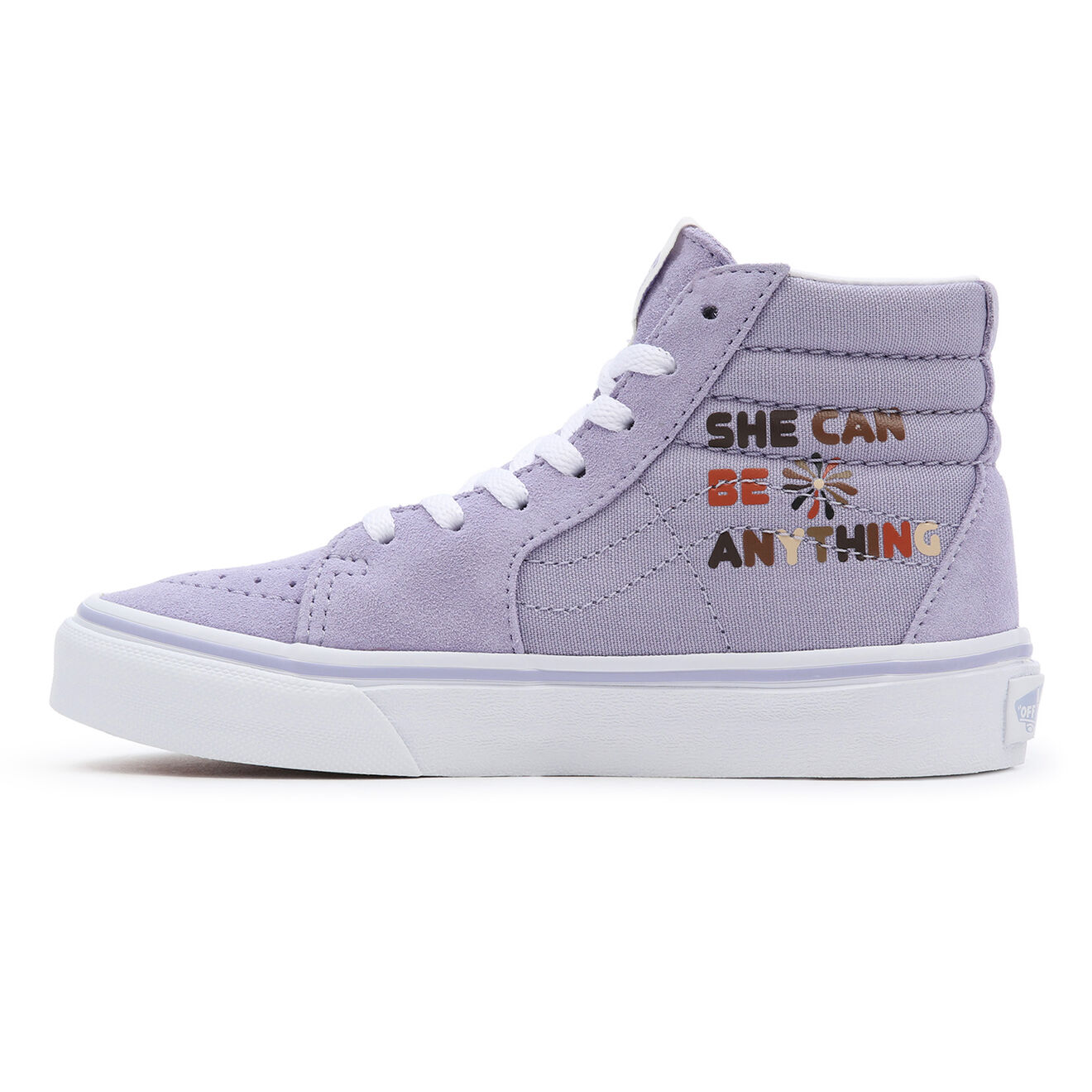Vans Sneakers en Velours de Cuir & Textile UY SK8-Hi violettes