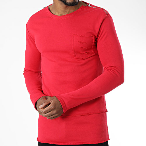 Tee Shirt Manches Longues WS016 Rouge