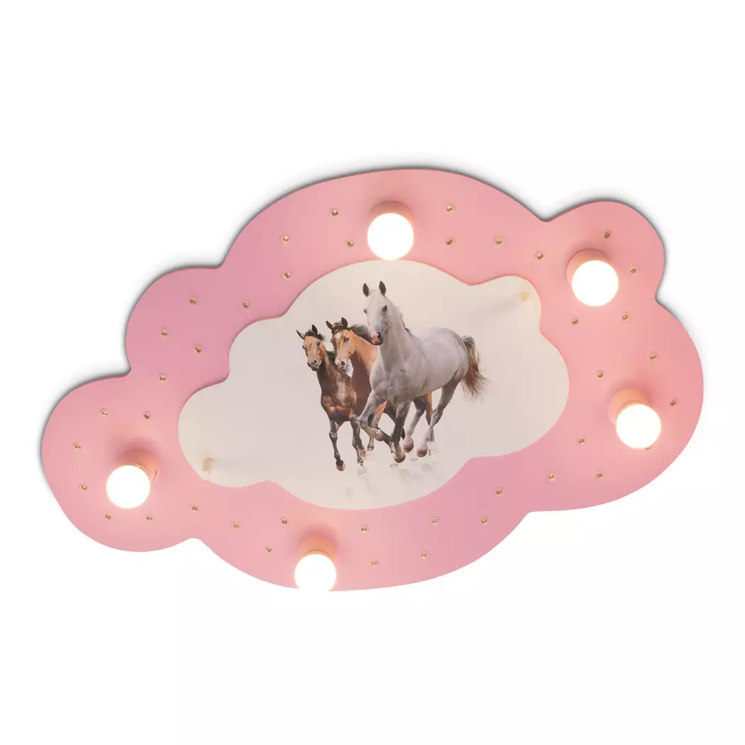Kinderlampe Pferde
