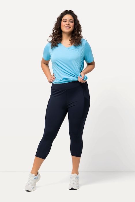 3/4-Leggings, wadenlang, High Waist, schnelltrocknend