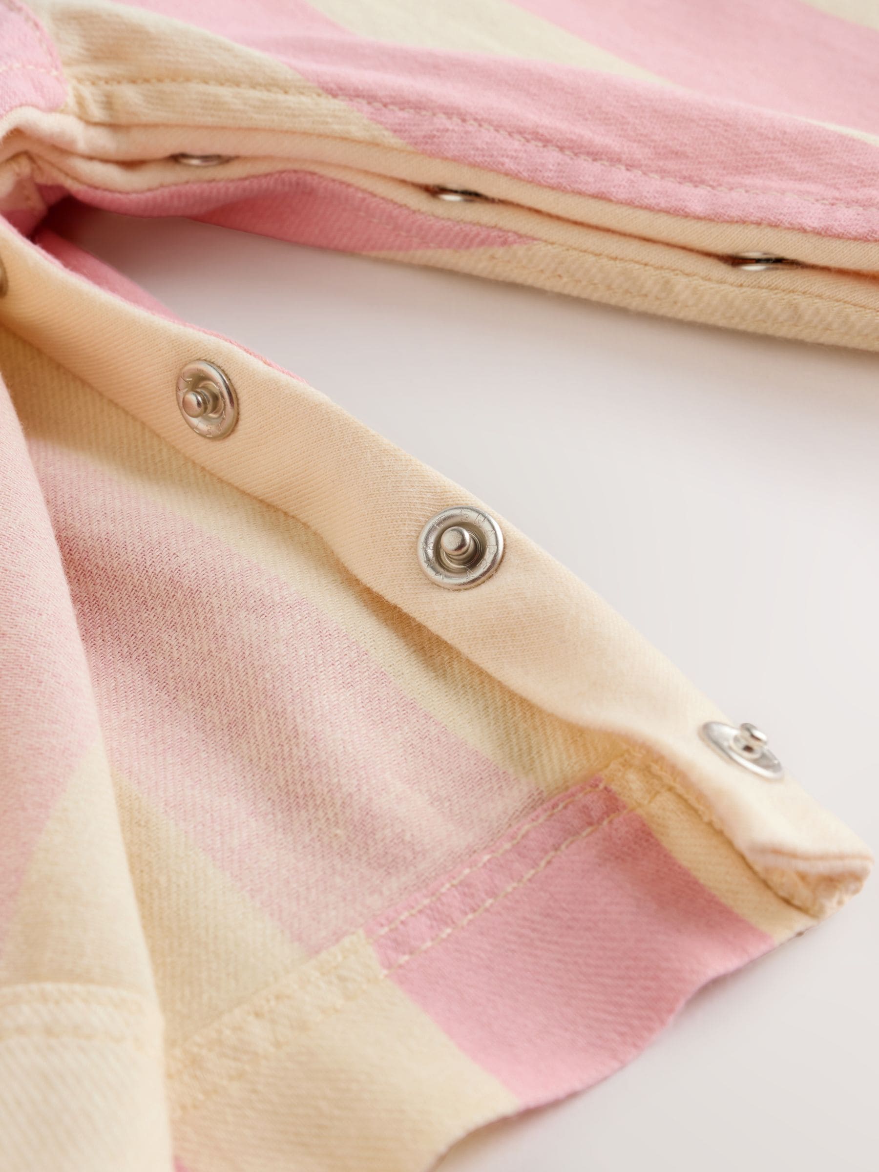 Crème/roze gestreept - Baby Set van bretelbroeken en Bodysuit 2 Pieces (0mnd.-3jr)