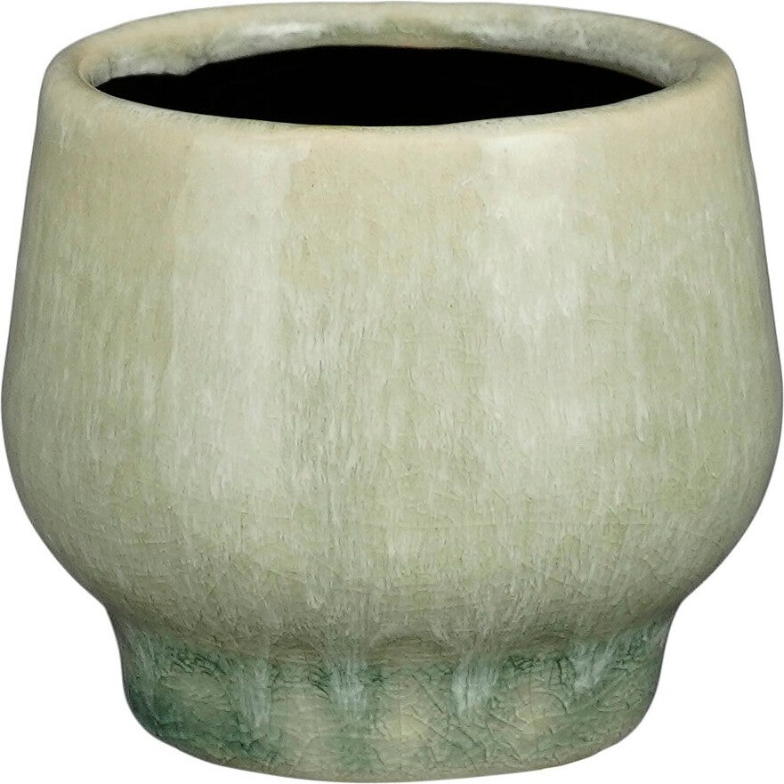 Mica Decorations bloempot Monta groen D 8,5 H 7,5 cm
