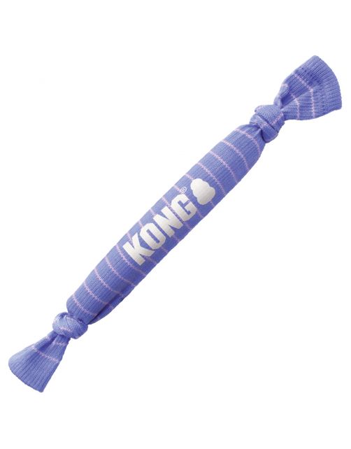Kong Signature Crunch Rope Single Puppy - Hondenspeelgoed - 40.5 cm Lichtpaars Small\/Medium