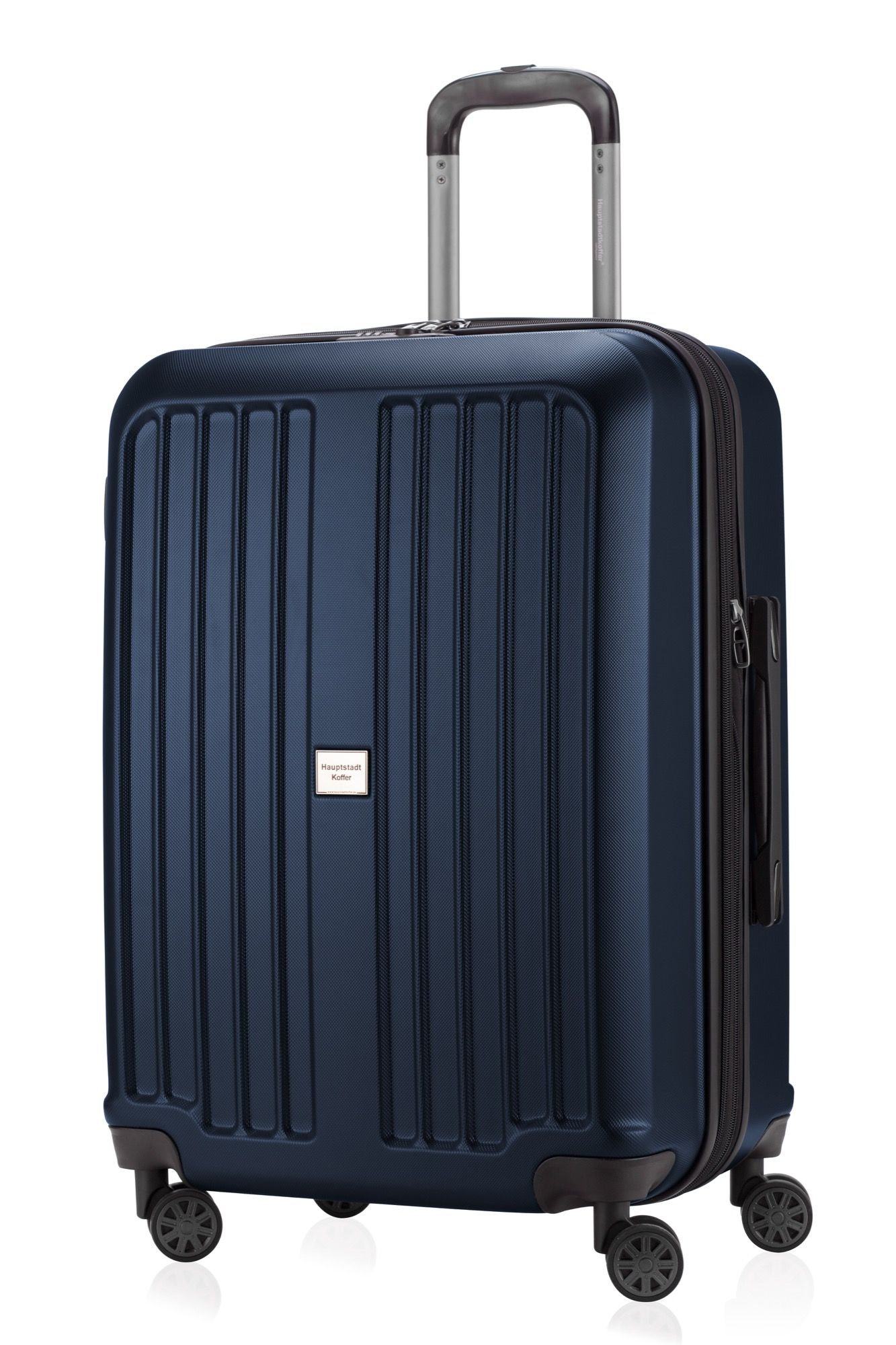 Mala X-Berg - rígida, azul-escura fosca, homologada pela TSA, 75 cm, 126 litros