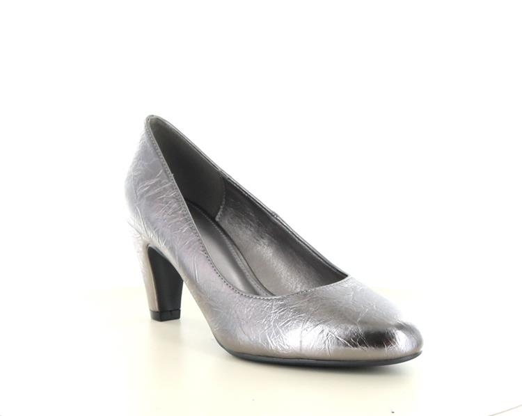 La Strada 2501129 pewter wrinkled metallic